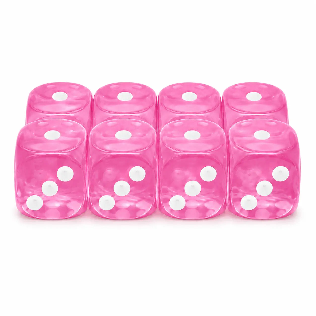 Acryl Dice Set | 16mm | Petal Pink - Elite-Four