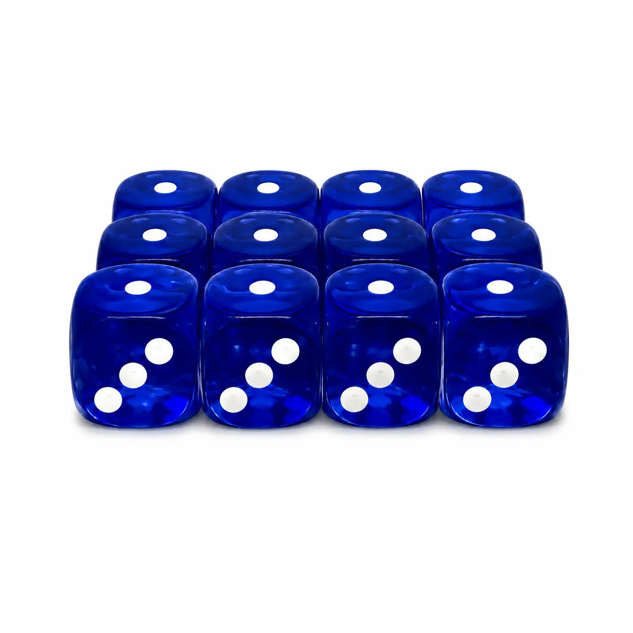 Acryl Dice Set | 12mm | Nami Blue - Elite-Four
